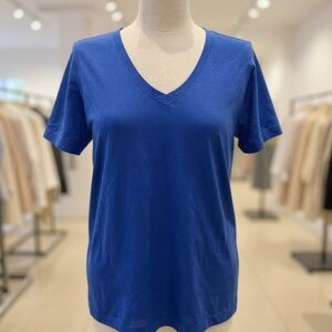 47 Women's Royal Blue V-Neck Tee